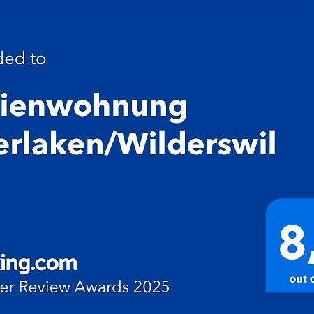 Ferienwohnung Interlaken/Вилдерсвил Екстериор снимка